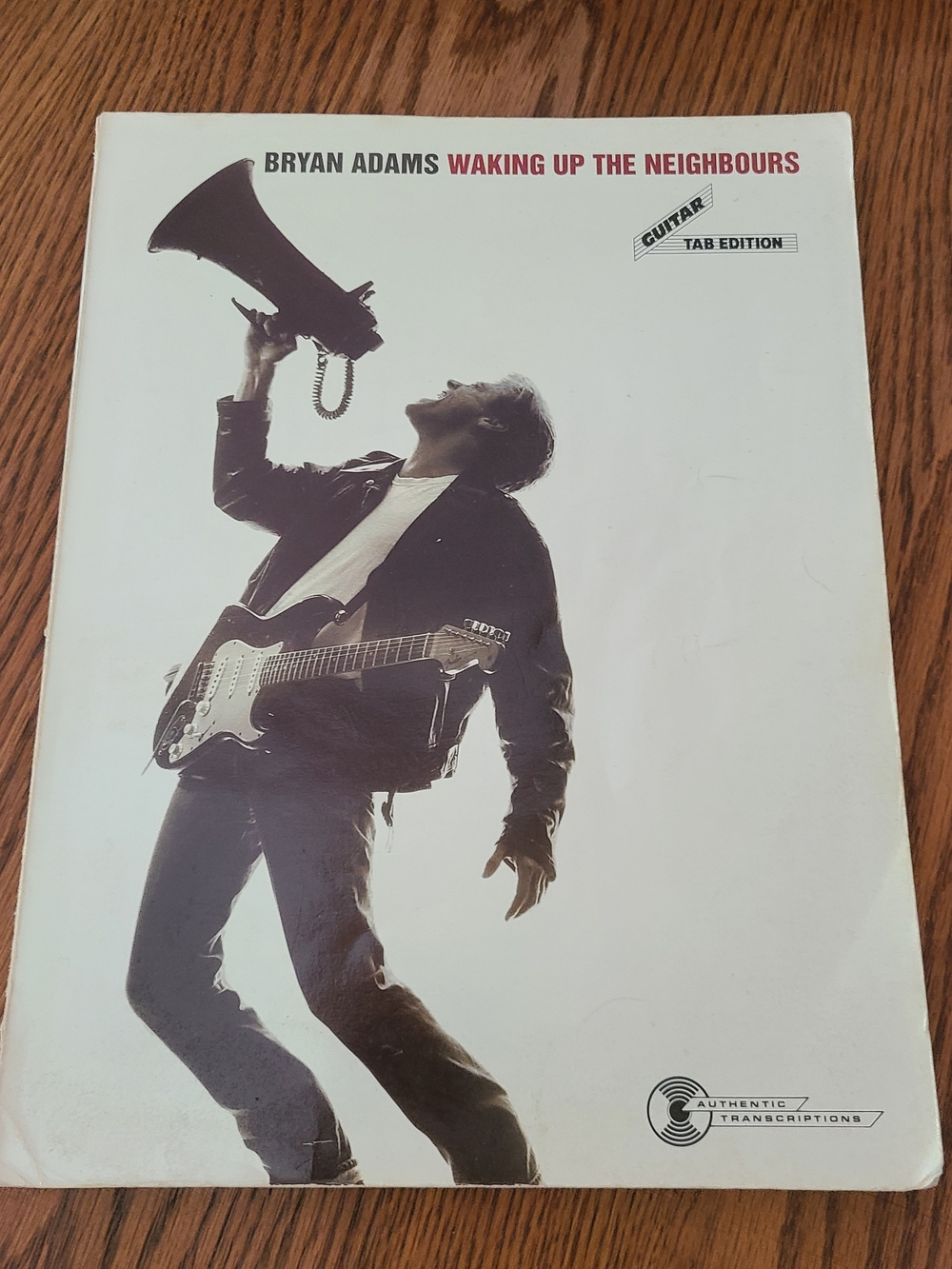 Collectible - Bryan Adams "Waking Up The Neighbours" Guitar /Tab / Vocal Book